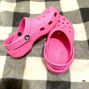Pink Crocs